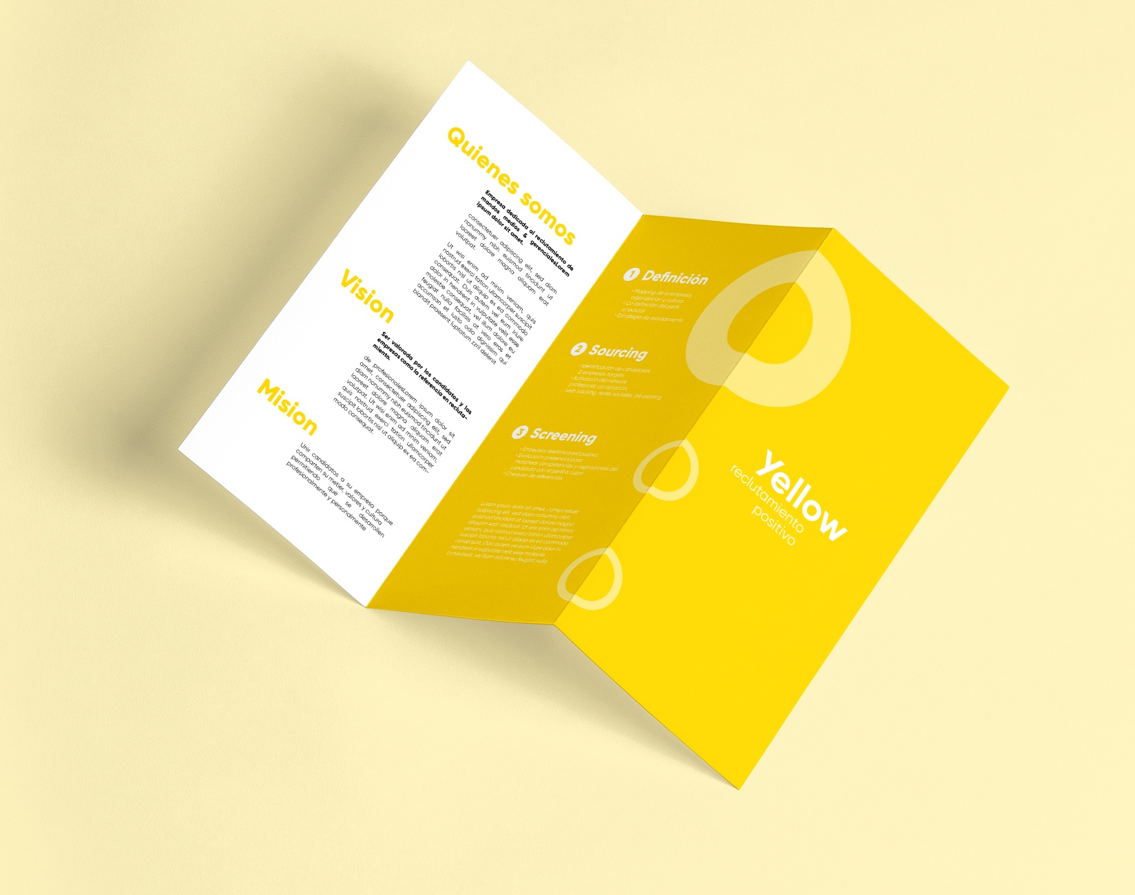 Audrey Lehembre - yellow brochure